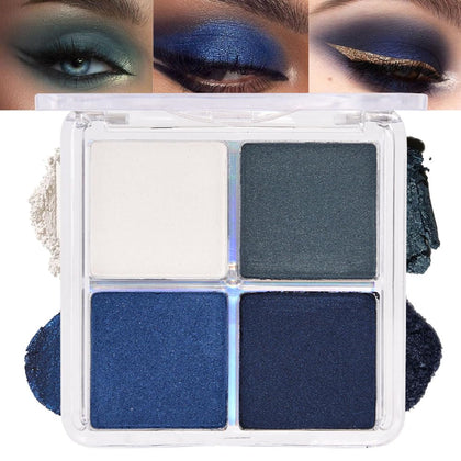 evpct Eyeshadow Quad Palette front view with vibrant colours