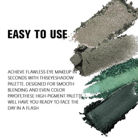 evpct Eyeshadow Quad Palette with shimmer and matte finishes