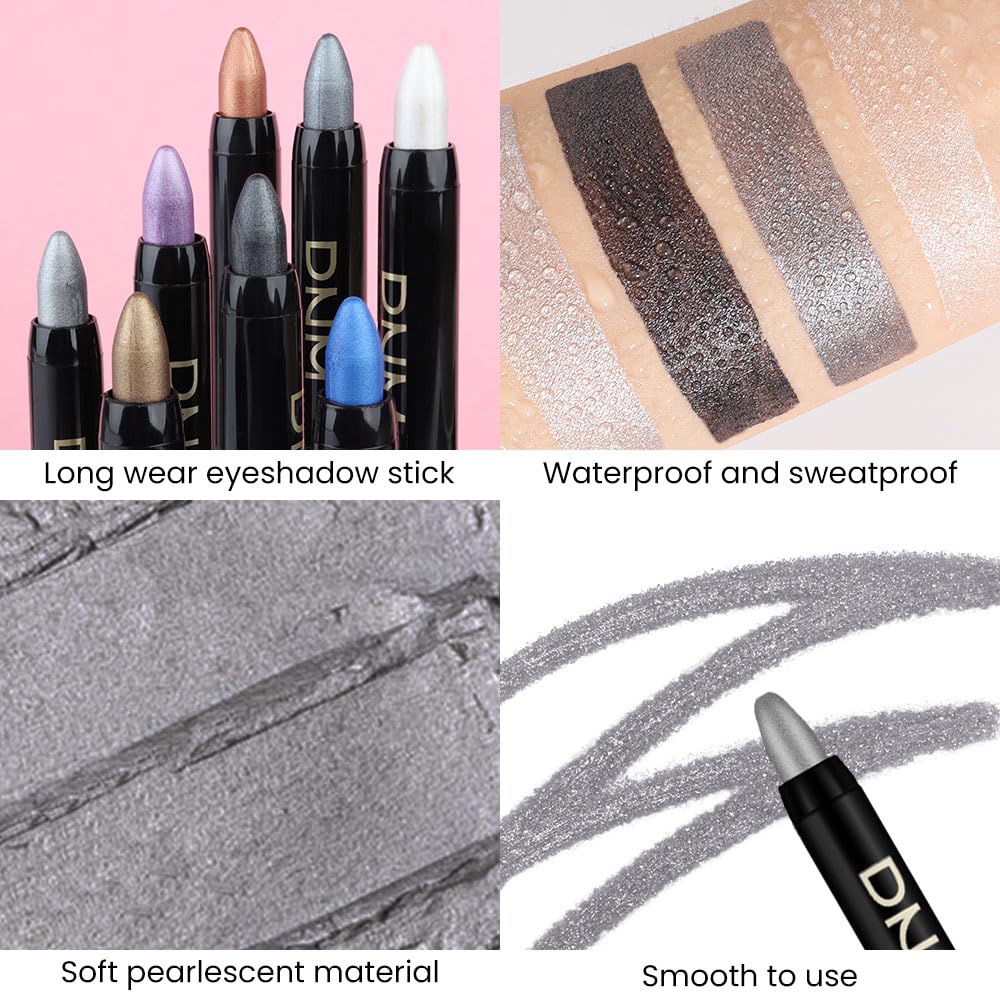 evpct eyeshadow stick applied on eyelid for a shimmering look