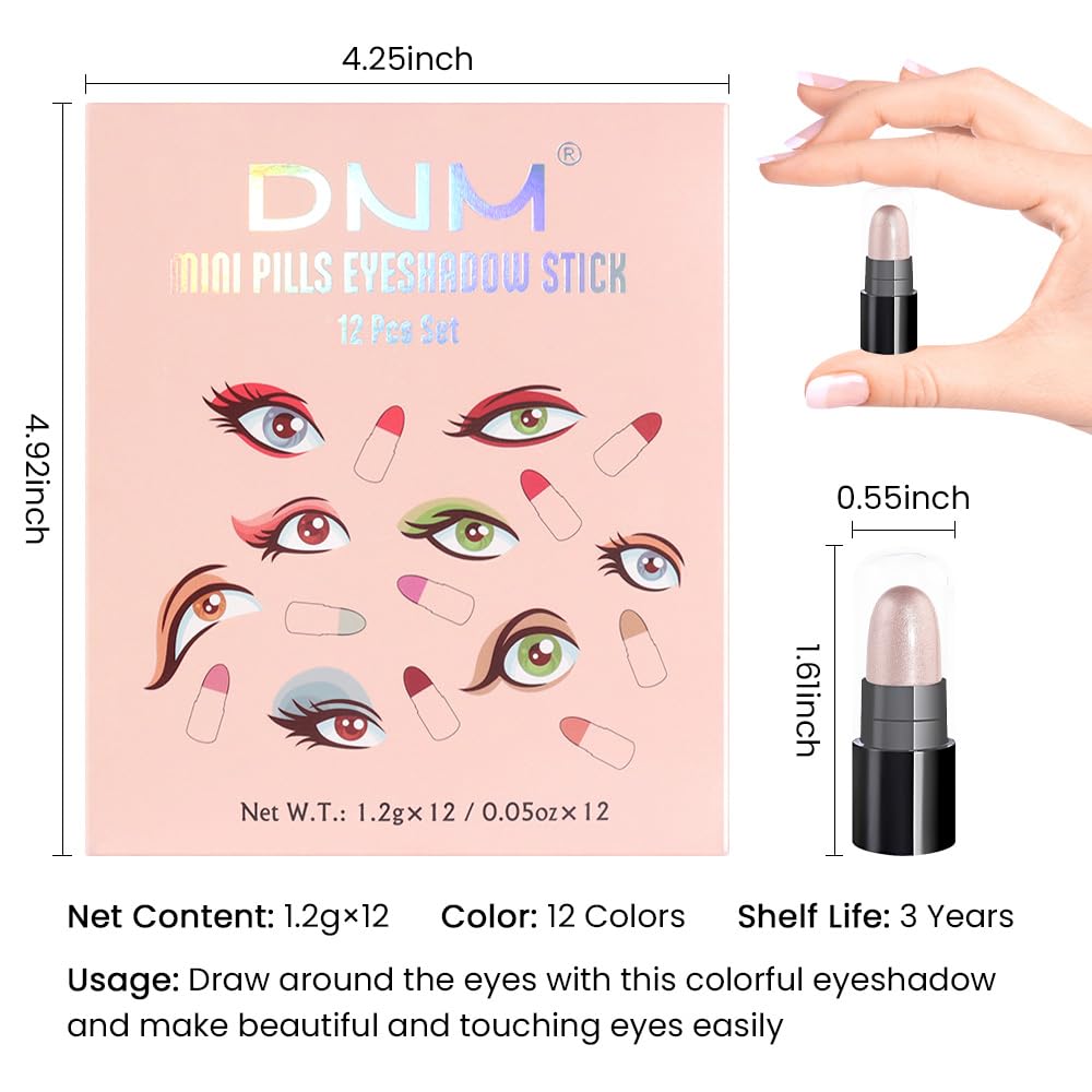 evpct eyeshadow sticks in a makeup bag for travel