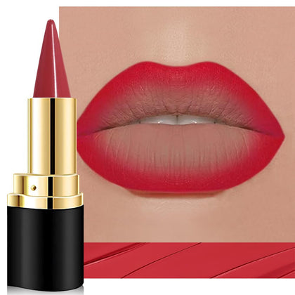 evpct Fire Red Gradient Matte Lipstick front view