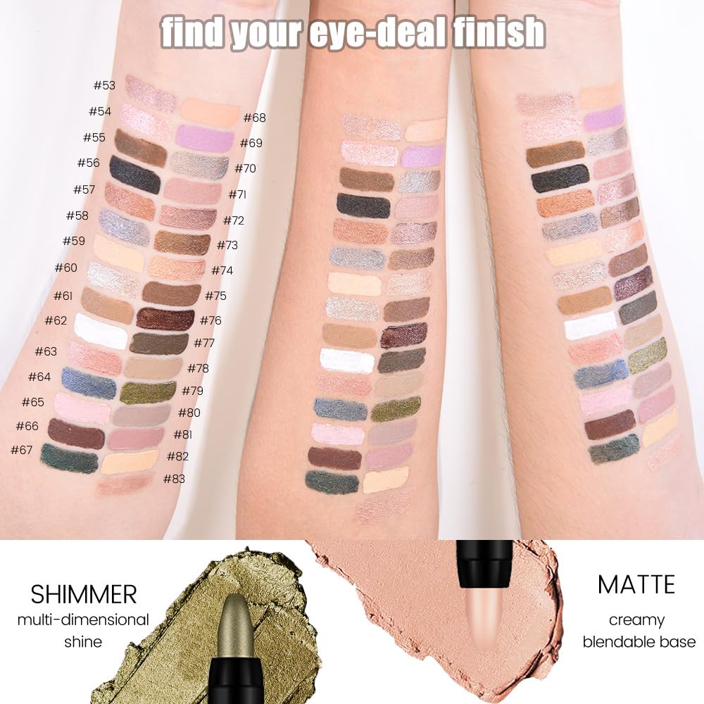 evpct Forest Green Shimmer Eye Shadow Stick side view