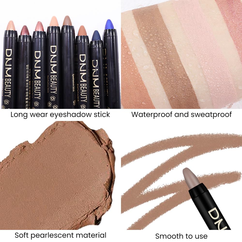 evpct Ginger Eye Shadow Stick in use on model's eyelids