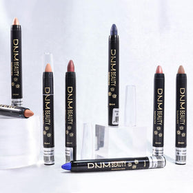 evpct Ginger Eye Shadow Stick Set arranged in a makeup bag