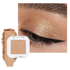 evpct Gold Single Eye Shadow Palette front view with rich shades