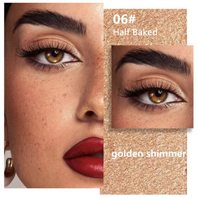 evpct Gold Single Eye Shadow Palette showing vibrant colour options