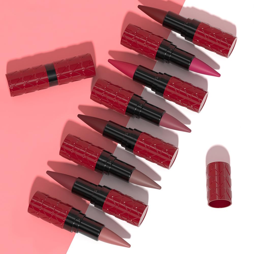 evpct Hot Pink Gradient Matte Lipstick and lip liner combo set