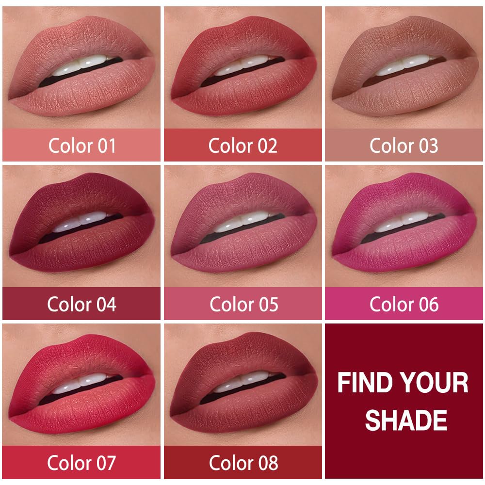 evpct Hot Pink Gradient Matte Lipstick case design in hand