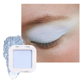 evpct Light Blue Matte Eyeshadow Palette front view with vivid shades