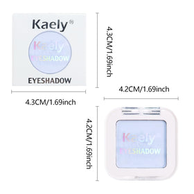 evpct Light Blue Matte Eyeshadow Palette packaging with cruelty-free label