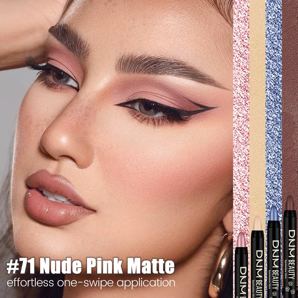 evpct Light Mauve Cream Eye Shadow Stick swatch on skin