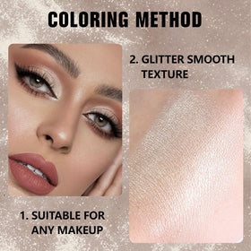 evpct Light Nude Brown Shimmer Eyeshadow Palette packaging