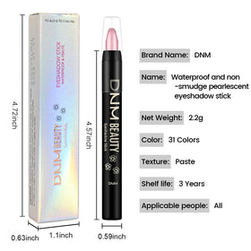 evpct Light Pink Shimmer Eye Shadow Stick with other makeup products