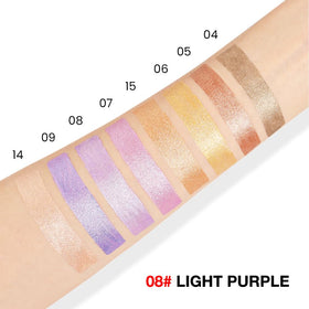 evpct Light Purple Shimmer Cream Eye Shadow Stick on makeup table
