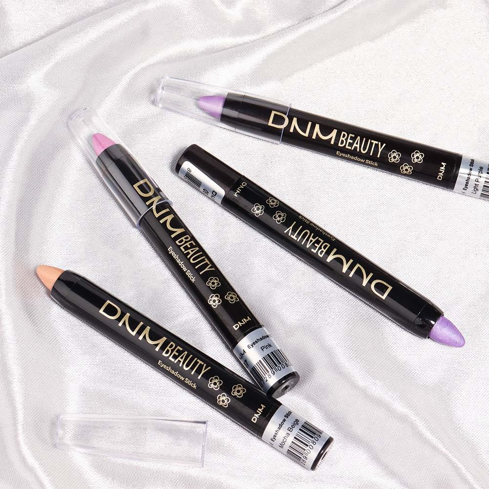 evpct Light Purple Shimmer Cream Eye Shadow Stick Set with applicator