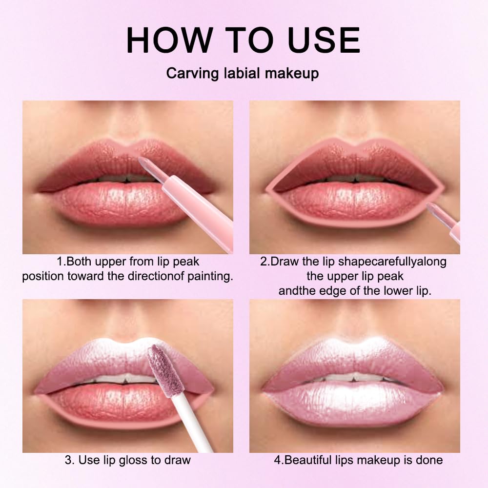 evpct Lip Liner and Lipstick Combo showing multiple shades