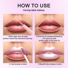 evpct Lip Liner and Lipstick Combo showing multiple shades