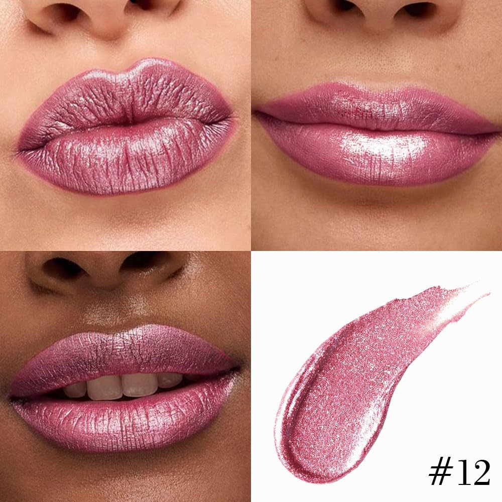 evpct lip liner and lipstick in use on model
