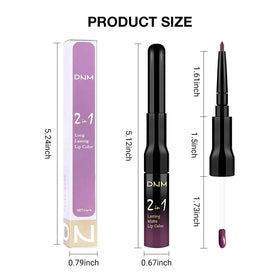 evpct lip liner and lipstick set in natural light