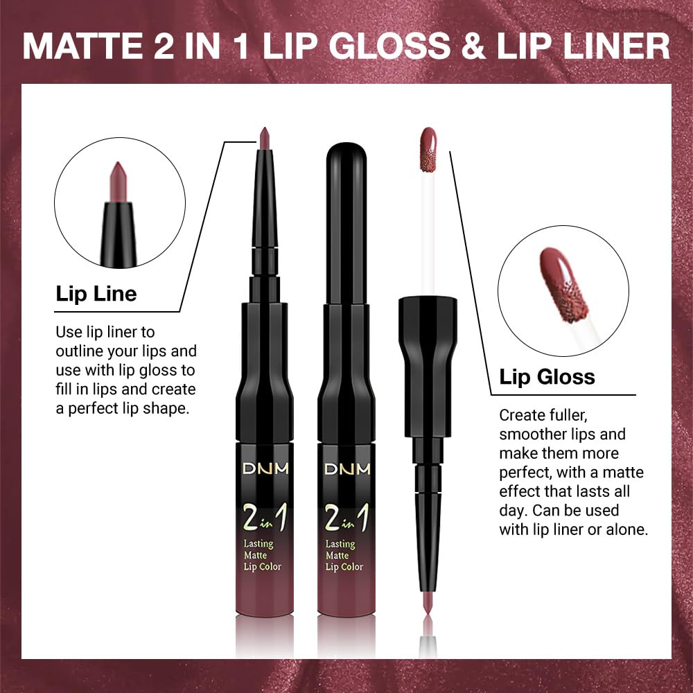 evpct Lip Liner and Liquid Lipstick Set packaging design