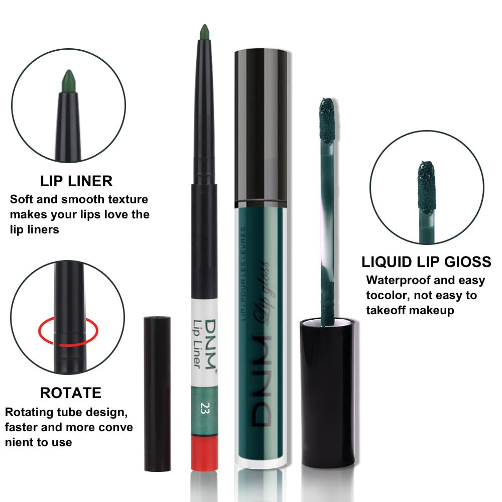 evpct Lip Liner pencil in dark green colour
