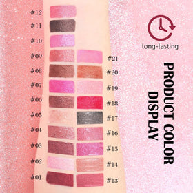 evpct lip makeup set displayed elegantly