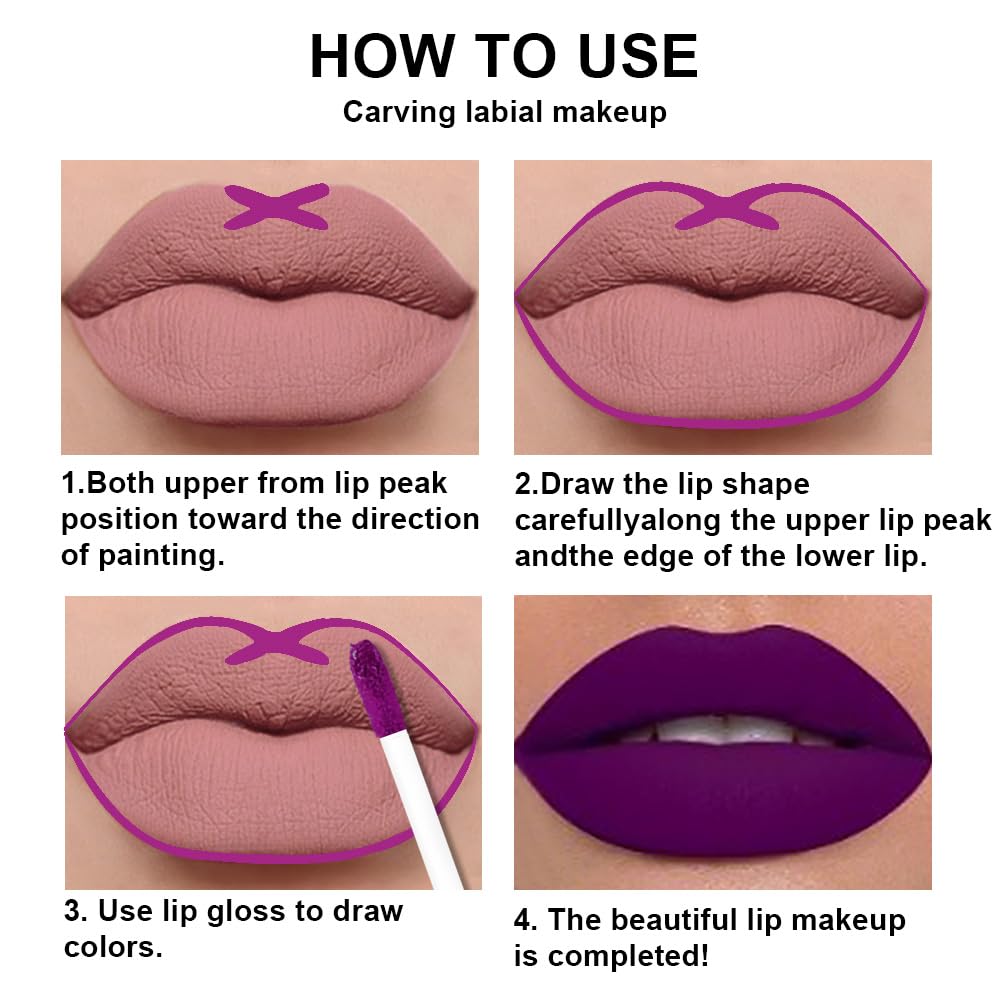 evpct lipstick and lip liner set on a vanity