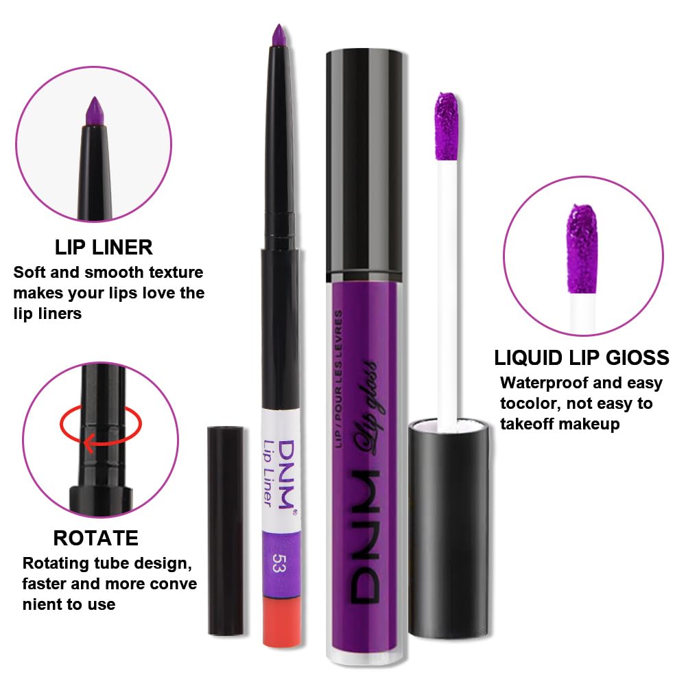evpct Lipstick and Lip Liner Set packaging display