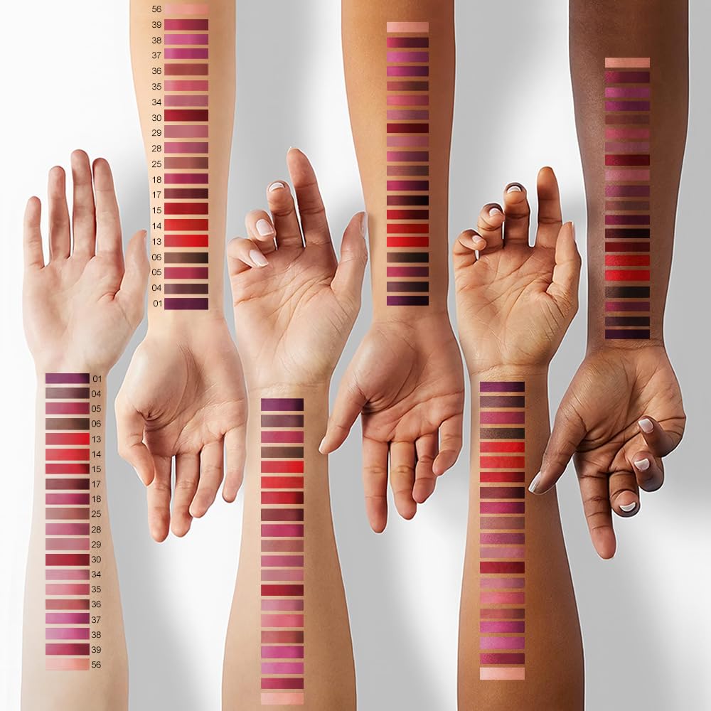 evpct lipstick application on lips