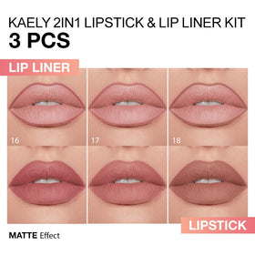 evpct lipstick crayon in dusty rose shade close-up