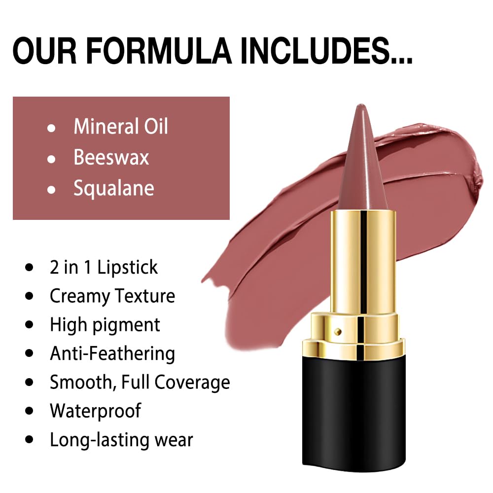 evpct lipstick crayon set in stylish packaging
