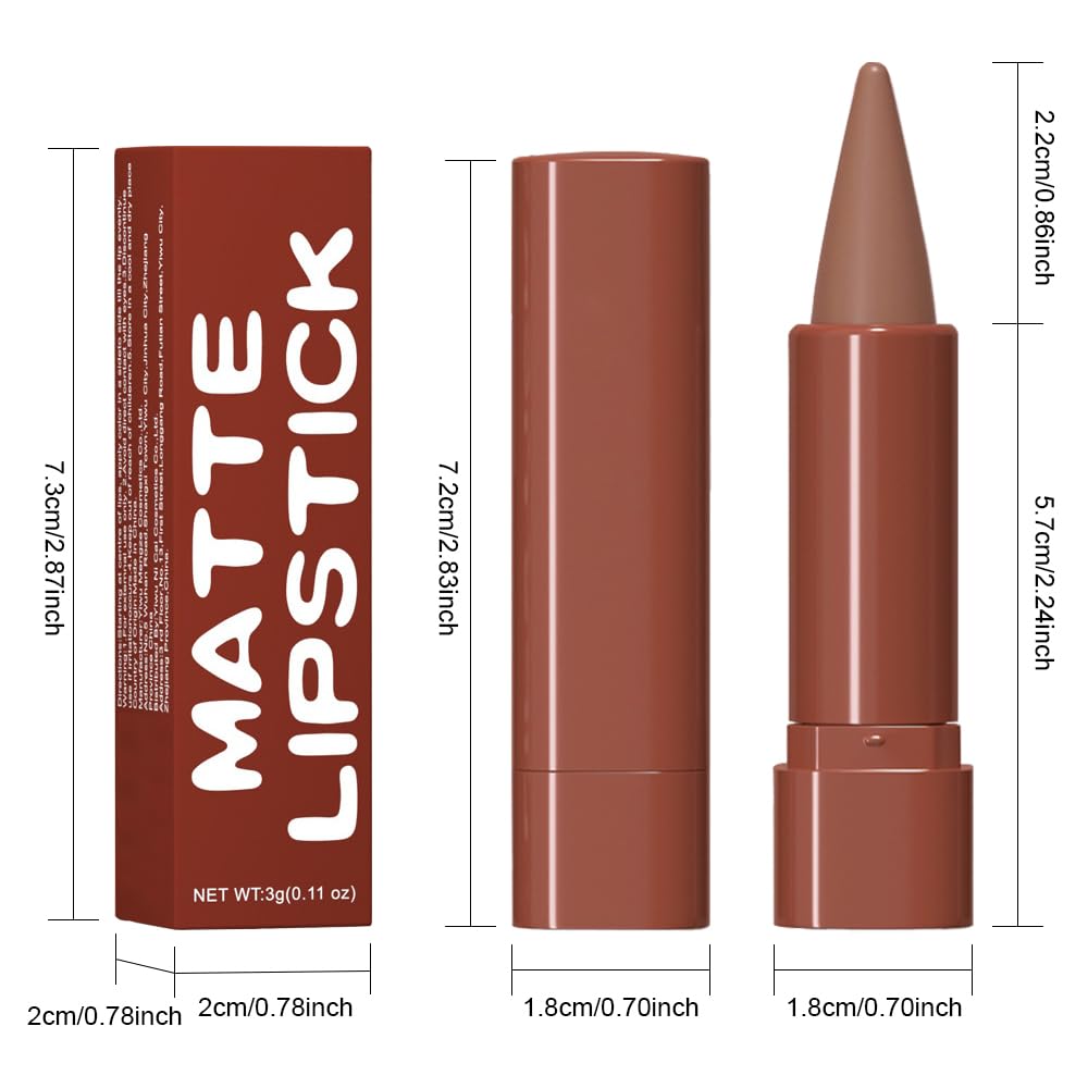 evpct Lipstick Crayon Set showing creamy texture on skin