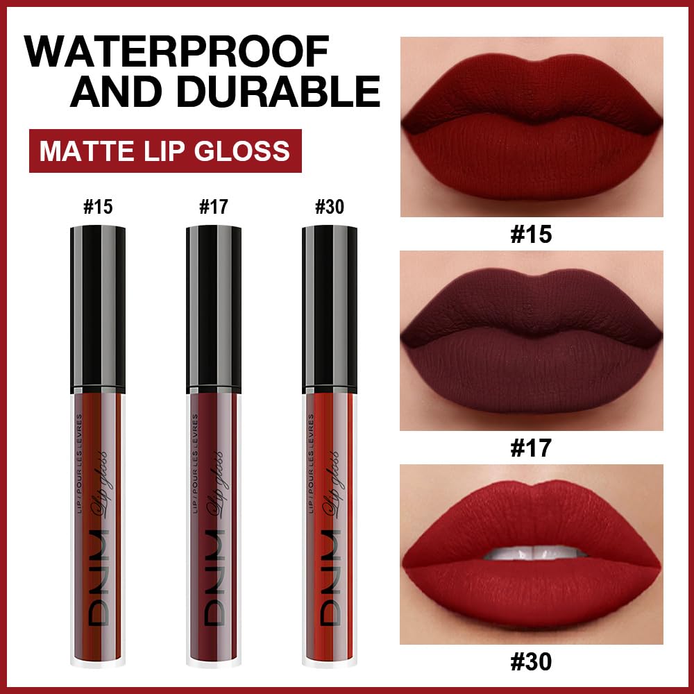evpct lipstick set showing three shades in packaging