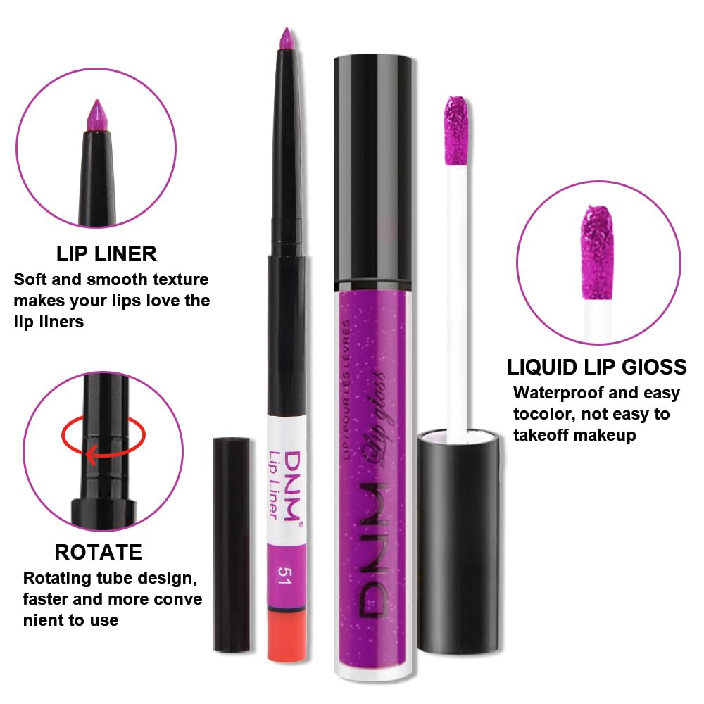 evpct Liquid Lipstick and Lip Liner Set packaging