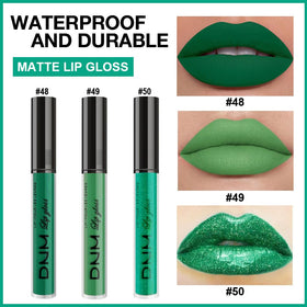 evpct liquid lipstick in dark pale teal shade