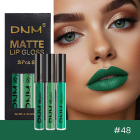 evpct liquid lipstick in forest green shade