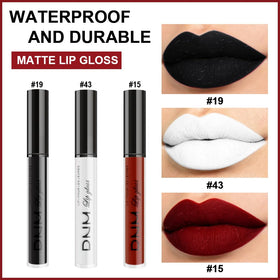 evpct liquid lipstick in white shade close-up