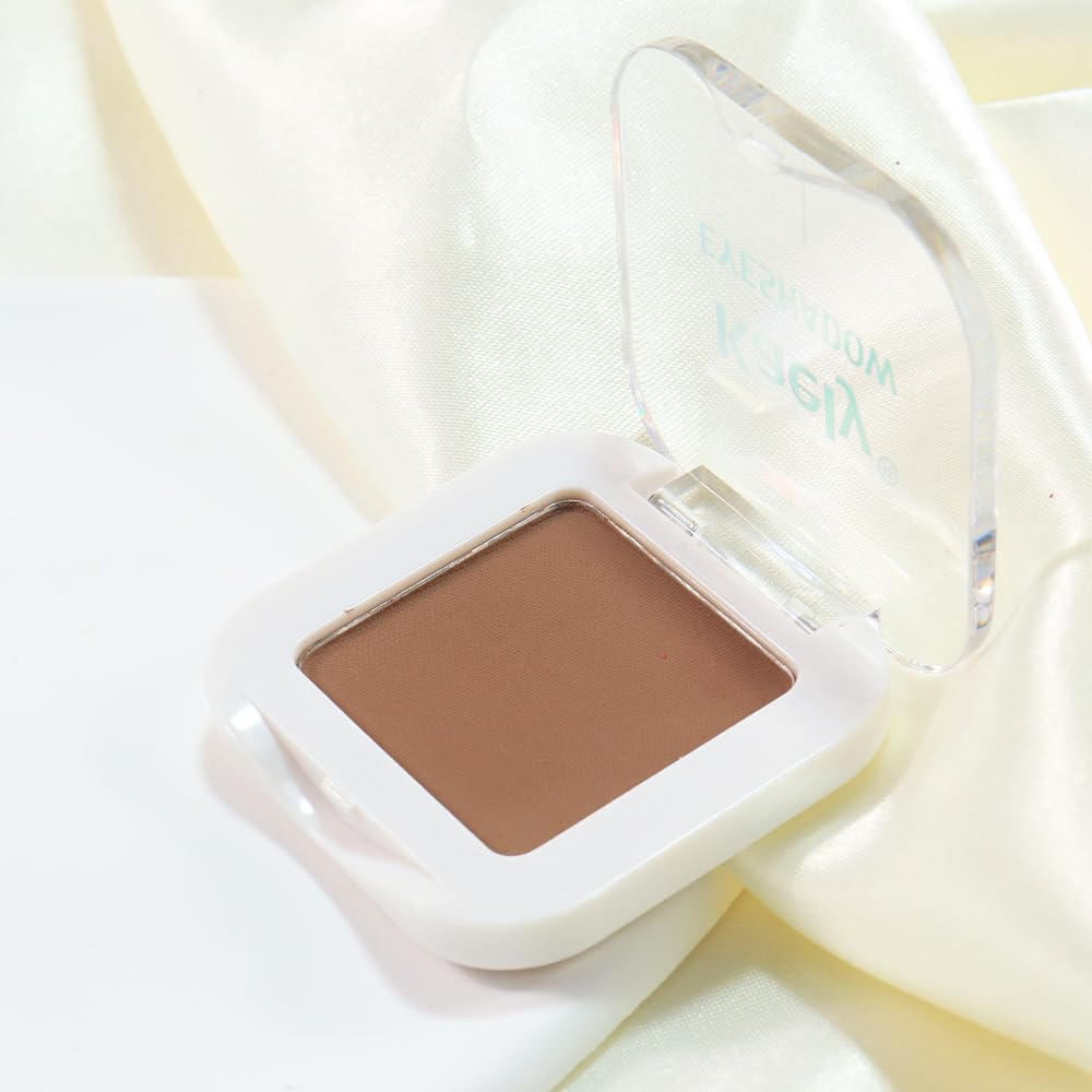 evpct Matte Brown Eyeshadow Palette in a travel bag for convenience