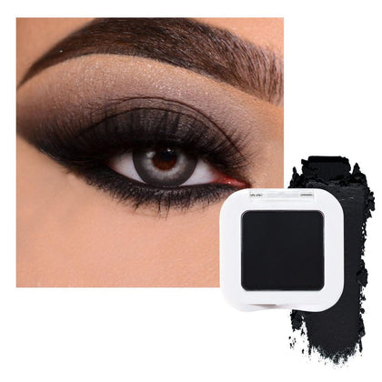 evpct Matte Deep Black Eyeshadow Palette front view