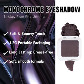 evpct Matte Eggplant Purple Eyeshadow Palette in hand