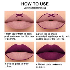 evpct Matte Liquid Lipstick and Lip Liner Set packaging