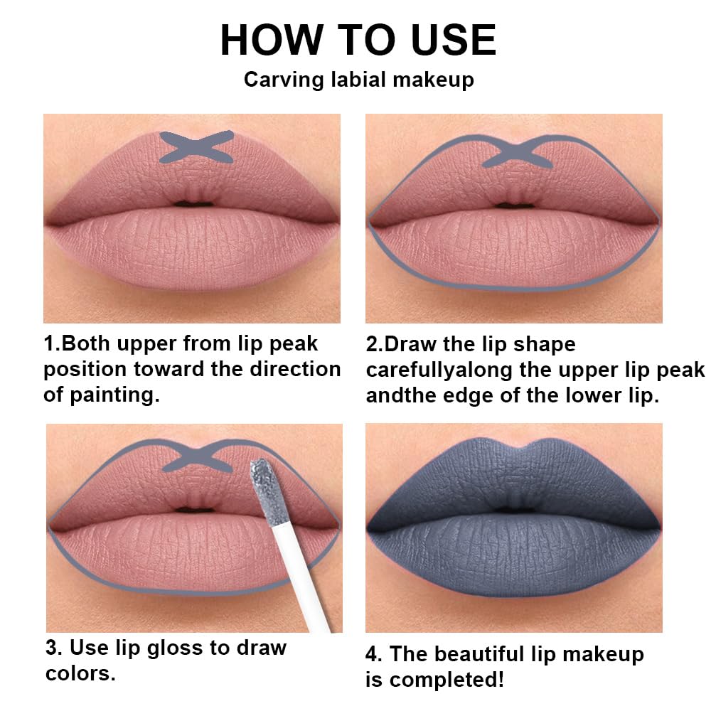 evpct Matte Liquid Lipstick and Lip Liner Set packaging