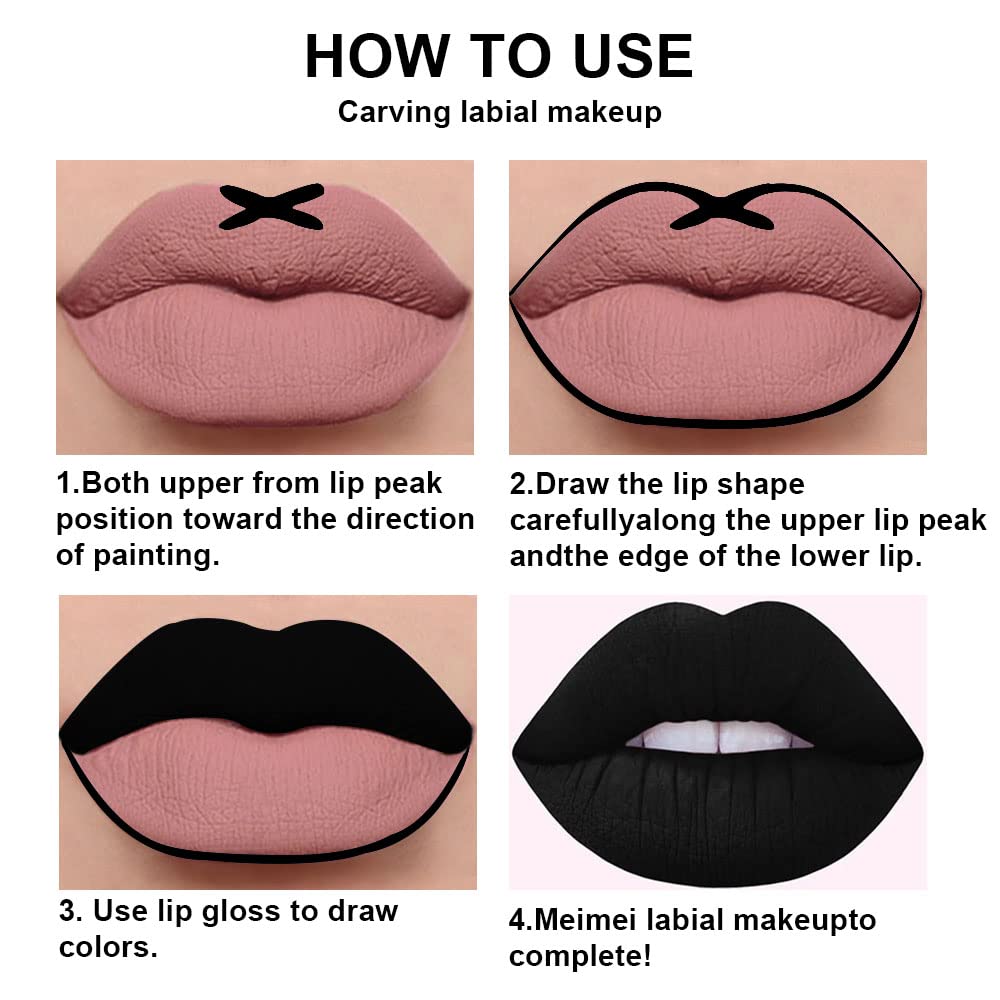 evpct Matte Liquid Lipstick and Lip Liner Set packaging
