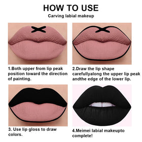 evpct Matte Liquid Lipstick and Lip Liner Set packaging