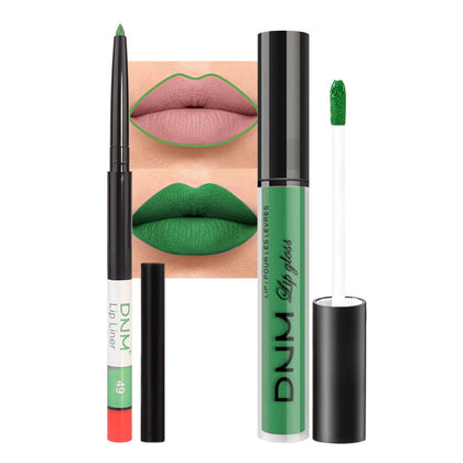 evpct Matte Liquid Lipstick and Lip Liner Set packaging front view
