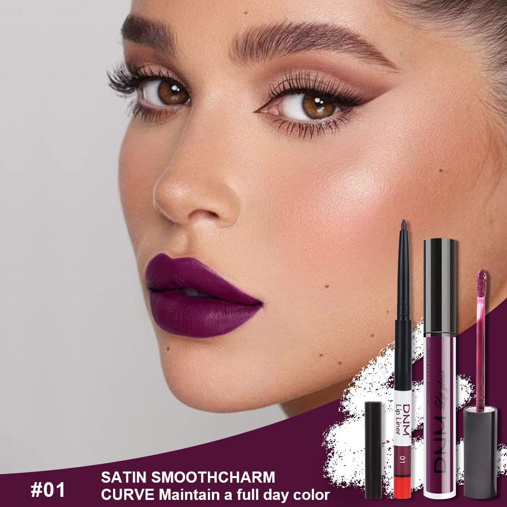 evpct Matte Liquid Lipstick in dark red shade