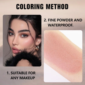 evpct Matte Mauve Pink Eyeshadow Palette on a makeup table