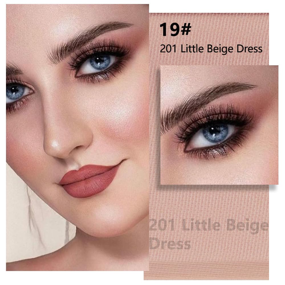 evpct Matte Mauve Pink Eyeshadow Palette shades close-up