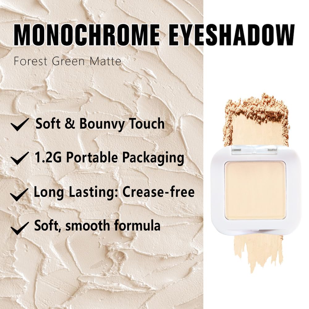 evpct Matte Nude Beige Eyeshadow Palette open with colours