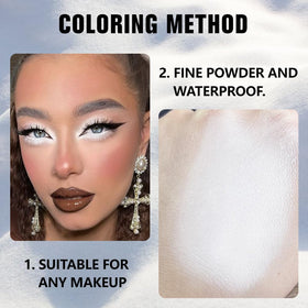 evpct Matte White Eyeshadow Singles palette lifestyle scene